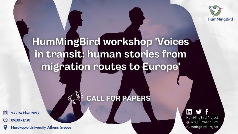 Call for papers: contribute to the HumMingBird ‘Voices in transit’ workshop